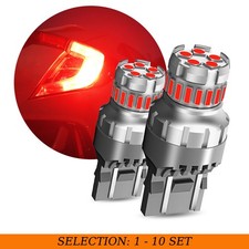 2-20X Super Bright 7443 LED Safety Bulb Red Brake Stop Tail Parking Flash Light picture