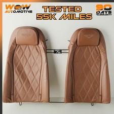 12-17 BENTLEY CONTINENTAL GTC REAR TOP UPPER SEAT CUSHION COVER ASSEMBLY OEM picture