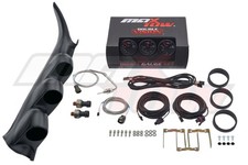 MaxTow Black/Green Boost/EGT/Fuel Press Gauges & Pod Fits 00-06 Chevy Duramax picture