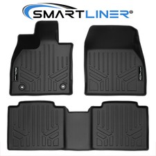 SMARTLINER Custom Fit Floor Mats 2 Row Liner Set 2023-2025 Subaru Solterra EV picture