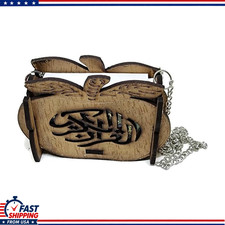 AMN-165 Muslim Charm Ornament, Islamic Mini Al-Quran in Wooden Box Car Mirror picture
