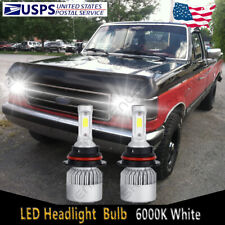 9004 HB1 LED Headlight For Ford F-150 F-250 F-350 1987-1991 High Low Beam S2 picture
