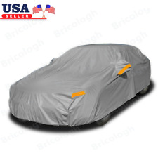 Heavy Duty Outdoor Full Car Cover 100% Waterproof Protect Fit 15-16FT Auto Sedan picture