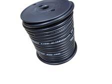Ton's 8mm BLACK silicone SOLID WIRE CORE SPARK PLUG WIRE 0 ohms/ft 100 feet roll picture