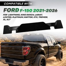 Rear Cab Roof Spoiler Gloss Black for Ford F-150 2021-2026 picture