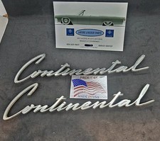 1961  LINCOLN CONTINENTAL  REAR 1/4 PANEL SCRIPT   ***ONE YEAR ONLY*** picture