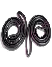1977-1986 Cadillac DeVille & Fleetwood 4 dr front door weatherstrip seals, pair picture