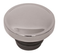 V-Factor 80020 Chrome Left Hand Non-Vented Gas Cap 82-99 Dual Cap Harley picture