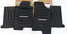 Hummer H3 OEM 2008-10 Rubber Floor Mats  12498903 Front & Rear Premium picture