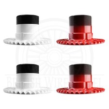4 Lug Knock Off Lowrider Wire Wheel Adapters | 4x100, 4x4.25, 4x4.5 | Set of 4 picture