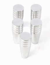 5 x Polished Billet Aluminum Dash Knob Universal 1 9/16