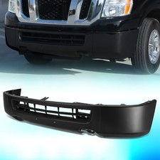 For 2012-2021 NV1500 NV2500 NV3500 Front Bumper Face Bar w/o Fog Lamp Hole Black picture