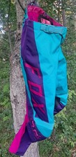 Youth Girls Fox Racing Pants Teal/ Fushia /Purple Size 28- Padded picture