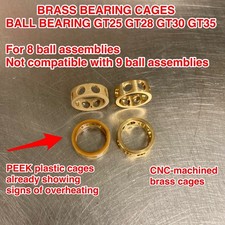 GT28 TURBO BRASS BEARING CAGES GT25R GT28R GT2860R GT30R GT3076R GT35R GT3582R picture