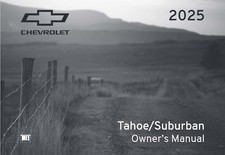 2025 Chevrolet Truck Tahoe, Suburban Owner's Manual picture