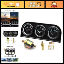Triple Gauge Set - Volt, Water Temp, Oil Pressure - 2-1/16