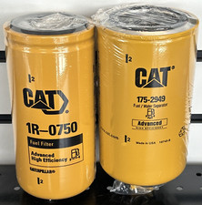 ~ BRAND NEW CAT 1R0750 FUEL FILTER & 1752949 WATER SEPARATOR for FASS LIFT PUMPS picture