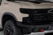 GTS Styling Headlight Covers Smoke 2 PCS. Fits Chevy Silverado 1500 2022-2026 picture