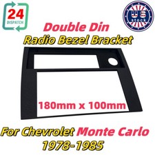 1PC For 1978-1985 Chevy Monte Carlo el Camino Malibu Double Din Radio Bezel  picture
