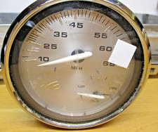 Faria Merc Trim Mph 65/Mph  Gauge W Silver Bezel Cs0550 picture