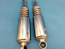 1972-1974 Honda CB350F CB 250 350 Chrome Rear Shock Absorbers Shocks CB350G picture