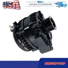 15093928 For Cadillac Chevrolet GMC Hummer Black 14V 350A High Output Alternator picture