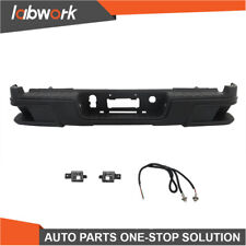 Labwork Steel Rear Step Bumper Black For 2015-21 Chevy Colorado w/o Sensor Holes picture
