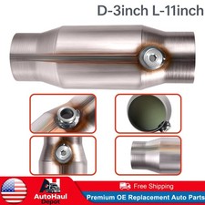3 inch Universal Catalytic Converter Stainless Steel EPA Approved 11 inch Length picture