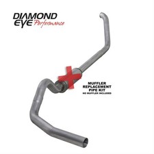 Diamond Eye 4in Turbo Back Straight Pipe for Ford 7.3L F250/F350 Powerstroke picture