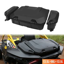 3PCS 13.5L&96L&13.5L Rear & Side Cargo Storage Box For Can-Am Maverick R 2024+ picture