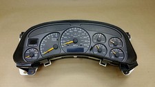 99-02 SILVERADO SIERRA 7 GAUGE INSTRUMENT CLUSTER SPEEDOMETER REMAN TRANSMISSION picture