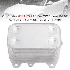 Oil Cooler 03L117021C For VW Passat B6 B7 Golf VI VII 1.6 2.0Tdi Crafter 2.0TDI picture