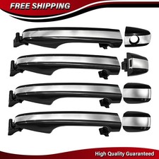 Pack of 4 Exterior Outside Door Handle Chrome For Toyota Venza 2009-2013 Plastic picture