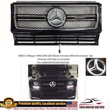 G63 Grille G-Class W463 G-Wagon Black-Chrome G500 Illuminated LED Chrome picture