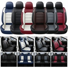 Luxury Leather Seat Covers Full Set for Hyundai Elantra Front Rear Protector picture