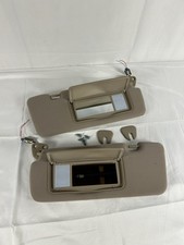 1997-1998 Lexus ES300 Driver & Passenger Side Sun Visor Pair Set Tan OEM picture