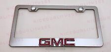 3D GMC Stainless Steel Chrome Finished License Plate Frame Rust Free picture