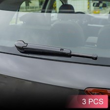 3X Rear Window Wiper Cover Trims For 2022-2026 Volkswagen Golf R GTI Accessories picture