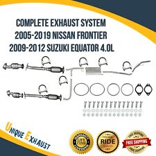 Complete Exhaust System for 2005-2019 Nissan Frontier|09-12 Suzuki Equator 4.0L picture