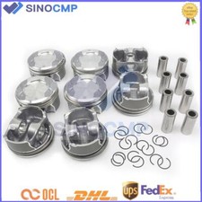 8PCS M278 Pistons Kits Φ92.9/24mm For Benz W166 W221 W222 4.6L 4.7L A2780302317 picture