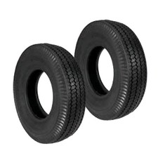 Set Of (2) Tires Sawtooth 410X6 (4.10X6) 4Ply Carlisle (2) 8917 picture