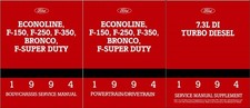 1994 Ford Truck F-150, F-250, F-350 Factory Shop Service Manual picture