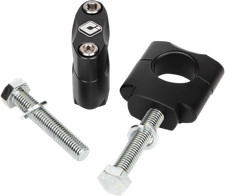 ODI Universal Handlebar Clamp Kit 1-1/8 in. Black Aluminum picture
