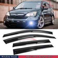 For 2007-2011 Honda CRV CR-V Mugen Style Window Visor Vent Rain Guards Deflector picture