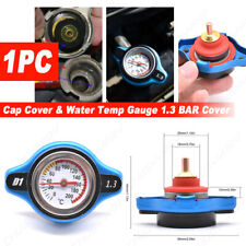 1x Car Thermostatic Gauge Radiator Cap Cover 1.3 Bar Small Head Water Temp Meter picture