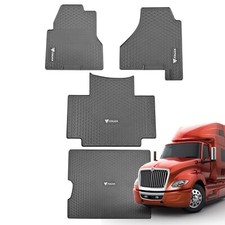 Rubber Floor Mats for International LT625 Heavy Duty All Weather 4pc Set picture