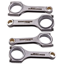 H-beam Steel Connecting Rods fit VW Passat Golf Gti 1.8T 16V 20V 19mm ARP Bolts picture