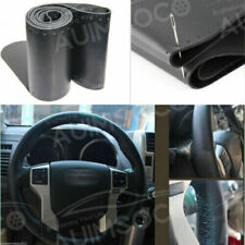 Leather Car Steering Wheel Cover Wrap Braid With Needle and Thread picture