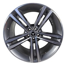 2020-2022 Mercedes GLE350 Rear Wheel 21x11 Twin Spoke OEM A1674011100 Curb Rash picture