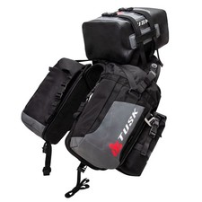 TUSK Excursion Rackless Adventure Motorcycle Luggage w/Small Dry Duffel Tail Bag picture